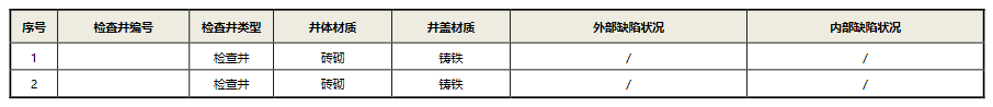 cctv管道检测检查井缺陷
