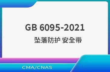GB 6095-2021    坠落防护 安全带